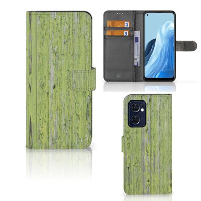 OPPO Find X5 Lite | Reno 7 5G | Book Style Case | Green Wood