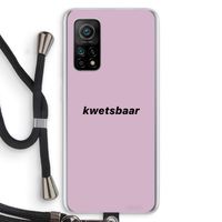 kwetsbaar: Xiaomi Mi 10T 5G Transparant Hoesje met koord