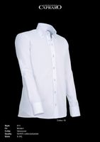 Giovanni Capraro 913-16 Heren Overhemd - Wit [Grijs accent] - thumbnail