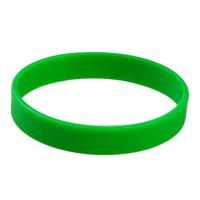 Siliconen armbandjes - stretch - groen - polsbandjes - volwassenen