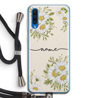 Daisies: Samsung Galaxy A50 Transparant Hoesje met koord