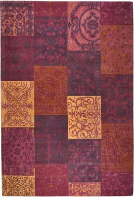Rood Geel Vloerkleed Patchwork Silvan 2188 Rood Geel Vloerkleed Patchwork Silvan 2188