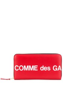 Comme Des Garçons Wallet portefeuille rectangulaire à logo - Rouge