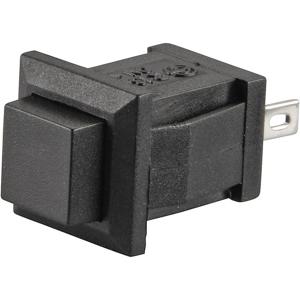 TRU COMPONENTS 1587712 TC-R13-57A-05BK Druktoets 250 V/AC 0.5 A 1x uit/(aan) Moment 1 stuk(s)