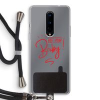 Not Your Baby: OnePlus 8 Transparant Hoesje met koord