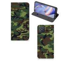 OPPO Reno4 Z 5G | Hoesje met Magneet | Army Dark