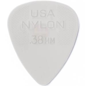 Dunlop Nylon Standard 0.38mm plectrum wit