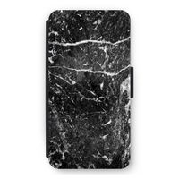 Zwart marmer: iPhone 11 Pro Max Flip Hoesje
