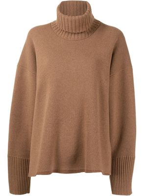 Proenza Schouler pull en cachemire à col roulé - Marron