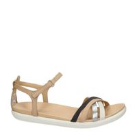 Ecco Simpil leren sandalen beige/multi - thumbnail