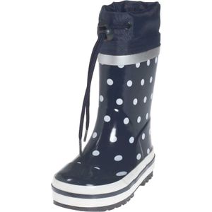 Playshoes regenlaarzen Stippen Blauw Maat