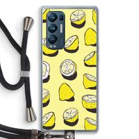 When Life Gives You Lemons...: Oppo Find X3 Neo Transparant Hoesje met koord