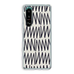 Marrakech Zigzag: Sony Xperia 5 III Transparant Hoesje