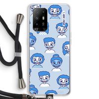 Gezichtjes: Oppo A94 5G Transparant Hoesje met koord