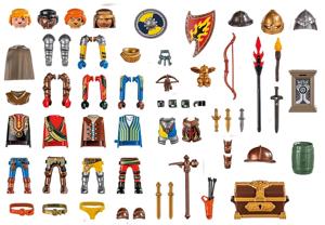 PLAYMOBIL Novelmore - My Figures Ridders van Novelmore Constructiespeelgoed