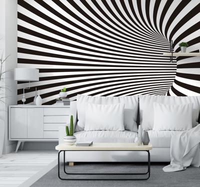 Fotobehang 3d tunnel