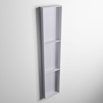 MONDIAZ EASY Nis 149,5x29,5cm in solid surface kleur Cale | Cale. 3 vakken geschikt voor in- of opbouw