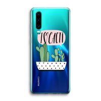I love cacti: Huawei P30 Transparant Hoesje