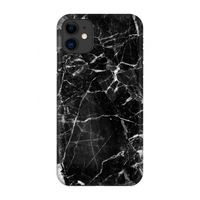 Zwart Marmer 2: Volledig geprint iPhone 11 Hoesje