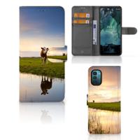 Nokia G11 | G21 | Telefoonhoesje | Met pasjeshouder | Koe