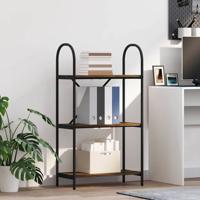 Boekenkast Gerookt eiken 60 x 30 x 109 cm Bewerkt hout