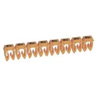 Legrand Legrand 038224 Markeerclip Opdruk 4 Buitendiameter 2.70 tot 3.90 mm 038224