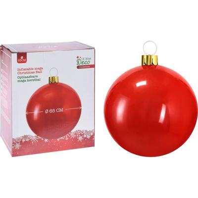 Overige Merken Kerstbal opblaasbaar 65 cm rood