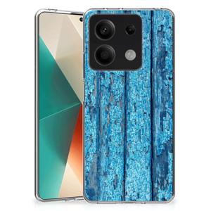 Xiaomi Redmi Note 13 5G Bumper Hoesje Wood Blue