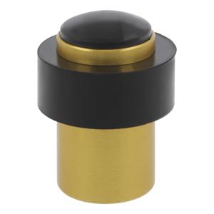 AMIG Deurstopper/deurbuffer - 1x - D30mm - inclusief schroeven - goud