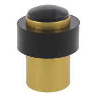 AMIG Deurstopper/deurbuffer - 1x - D30mm - inclusief schroeven - goud