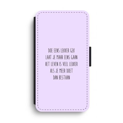 Gek: iPhone XS Max Flip Hoesje