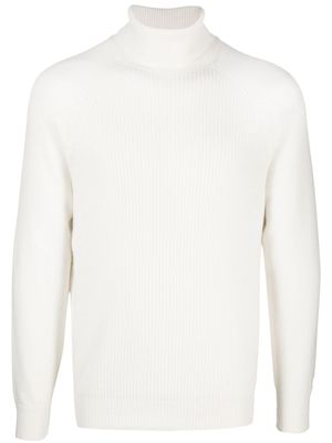 Brunello Cucinelli pull en cachemire à col roulé - Blanc