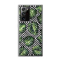 Geometrische jungle: Samsung Galaxy Note 20 Ultra / Note 20 Ultra 5G Transparant Hoesje