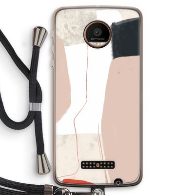 Lava: Motorola Moto Z Force Transparant Hoesje met koord