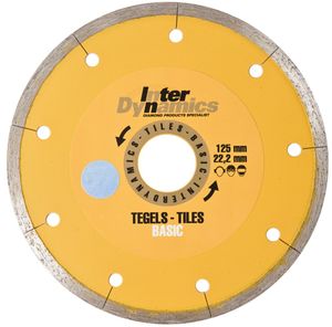 Inter Dynamics Diamantzaag Tegels Basic 115x22,2mm - 630115