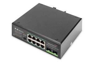 Digitus DN-651110 Industrial Ethernet Switch 10 / 100 / 1000 MBit/s IEEE 802.3af (12.95 W), IEEE 802.3at (25.5 W)