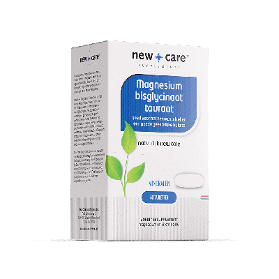New Care Mineralen Magnesium Bisglycinaat Tauraat Tabletten 60Tabletten