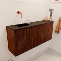 Toiletmeubel Mondiaz Joya | 101.6 cm | Meubelkleur Ruby | Faye wastafel Urban Links | Zonder kraangat(en)
