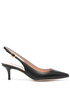 Gianvito Rossi escarpins Ribbon Sling 55 mm - Noir