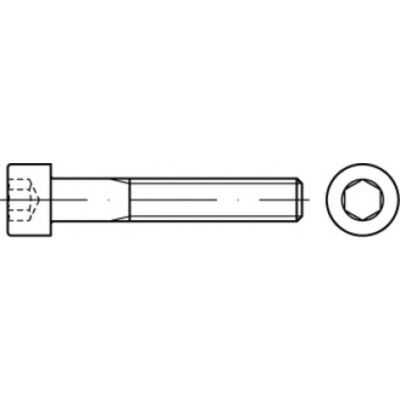 TOOLCRAFT TO-5442102 Cilinderkopschroeven 58 mm 57 mm Binnenzeskant (inbus) 83912 Staal A5 25 stuk(s)