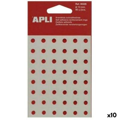 Moeren Apli Transparant Ø 13 mm 96 Onderdelen (10 Stuks)