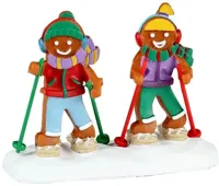 Lemax snowshoe walkers kerstdorp figuur type 3 Sugar &apos;N&apos; Spice 2024