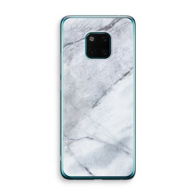 Witte marmer: Huawei Mate 20 Pro Transparant Hoesje