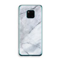Witte marmer: Huawei Mate 20 Pro Transparant Hoesje