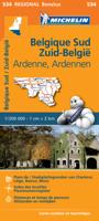 Wegenkaart - landkaart 534 Zuid-België, Ardennen | Michelin