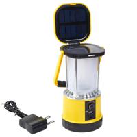 Solar camping lamp clap dimbaar met usb lader en kompas op zonne-energie - thumbnail