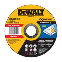 DeWALT DT43904 Doorslijpschijf RVS 125mm