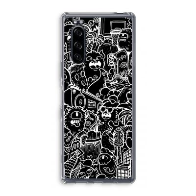 Vexx Black City : Sony Xperia 5 Transparant Hoesje