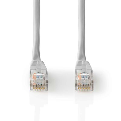 Nedis CAT5e Netwerkkabel | U/UTP | RJ45 Male | RJ45 Male | 2.00 m | Rond | PVC | Grijs | Label - CCGL85101GY20