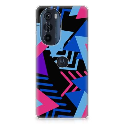 Motorola Edge 30 Pro | TPU Hoesje | Funky Triangle